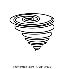Hurricane icon. Element of Whether for mobile concept and web apps icon. Outline, thin line icon for website design and development, app development