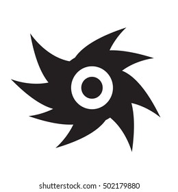 Hurricane icon illustration idesign