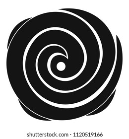 Hurricane icon. Simple illustration of hurricane vector icon for web design isolated on white background