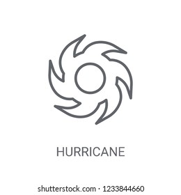 Hurricane icon. Trendy Hurricane logo concept on white background from Weather collection. Suitable for use on web apps, mobile apps and print media.