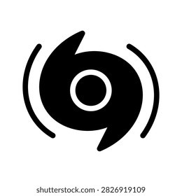 Hurricane Icon Vector Symbol Design Illustration