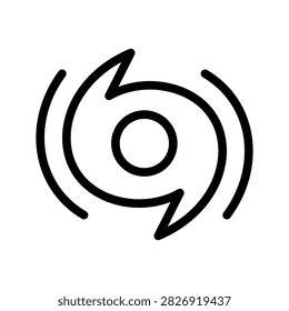 Hurricane Icon Vector Symbol Design Illustration