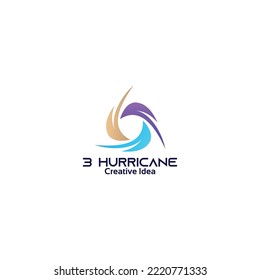 Hurricane logo icon vector isolated