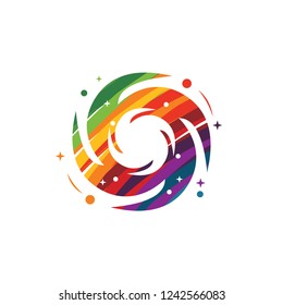 hurricane logo symbol icon illustration vector for company
