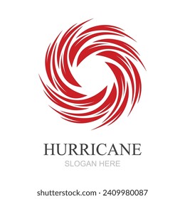 Hurricane logo symbol icon illustration vector company
