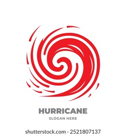 Plantilla de diseño de icono de Vector de logotipo de huracán