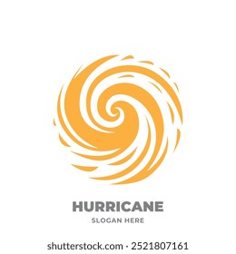 Hurricane Logo Vector Icon Design Template