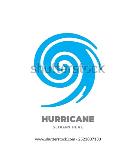 Hurricane Logo Vector Icon Design Template