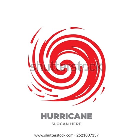 Hurricane Logo Vector Icon Design Template