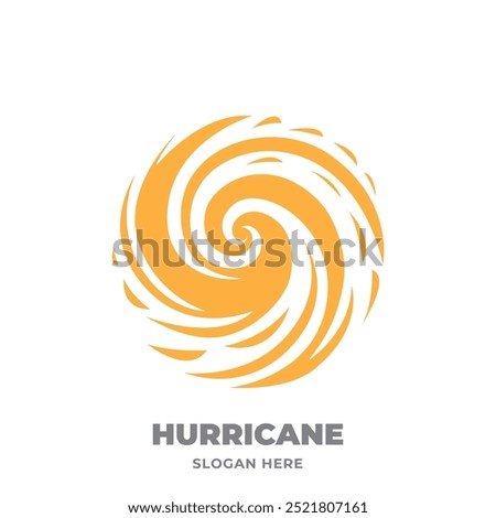 Hurricane Logo Vector Icon Design Template