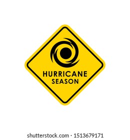 Hurricane season flat vector illustration.