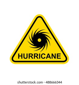 Hurricane Sign. Vector