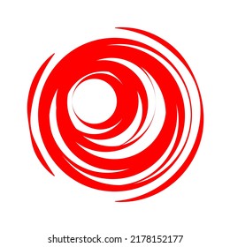 Hurricane Symbol. Abstract Icon. Simple Style. Vector Eps.10