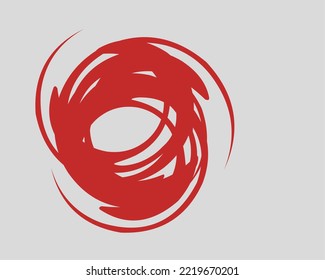 Hurricane symbol.abstract style icon. Vector 