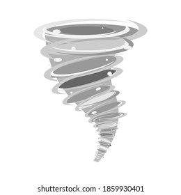 Hurricane Tornado Flat Illustration Cyclone Vector Stock Vector ...