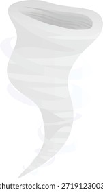 Huracán o remolino de tornado. Ilustración vectorial