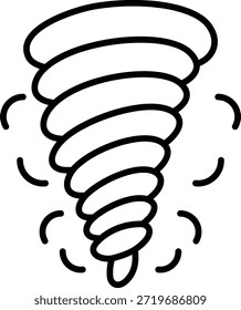Icono de Vector de huracán. Se puede utilizar para aplicaciones de impresión, móviles y de Web.