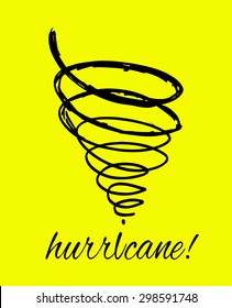 Hurricane. vector illustration