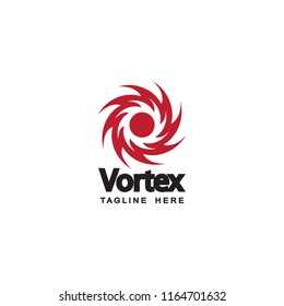 hurricane, vortex logo template design vector