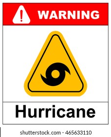 Hurricane Warning Sign