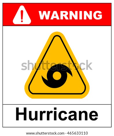 Hurricane Warning Sign