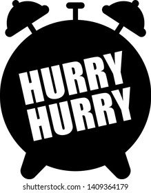 a hurry alarm clock icon 