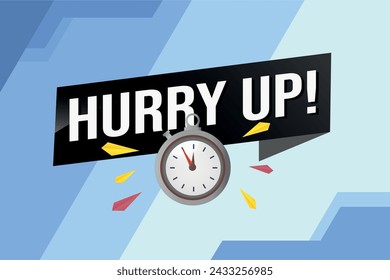 hurry hup poster banner graphic design icon logo sign symbol social media website coupon

