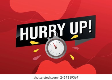 hurry hup poster banner graphic design icon logo sign symbol social media website coupon

