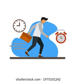 hurry icon daily routine object illustration vector graphic