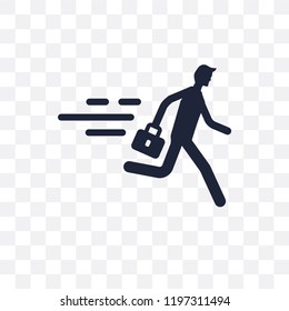 Hurry transparent icon. Hurry symbol design from Time managemnet collection.