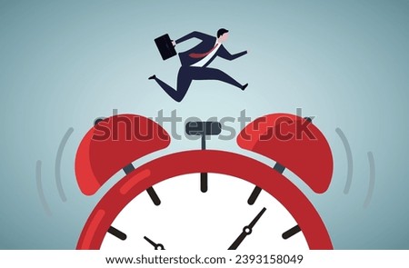 Hurry up. Working efficiency, deadline concept.