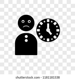 Hurry vector icon isolated on transparent background, Hurry logo concept