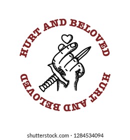 Hurt and beloved illustration