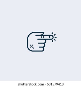 Hurt finger icon