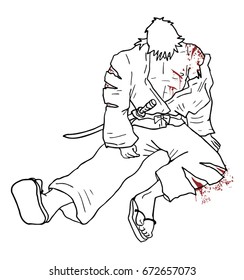 hurt samurai