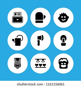 husband icon. 9 husband set with in love, farming and gardening, love and military vector icons for web and mobile app