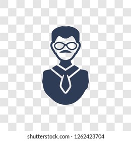 husband icon. Trendy husband logo concept on transparent background from Family Relations collection
