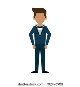 Husband with suit avatar