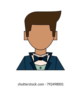 Husband with suit avatar