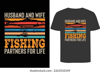Husband and wife fishing partners for life