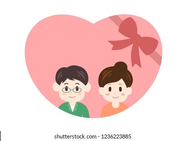 Husband and wife. married love