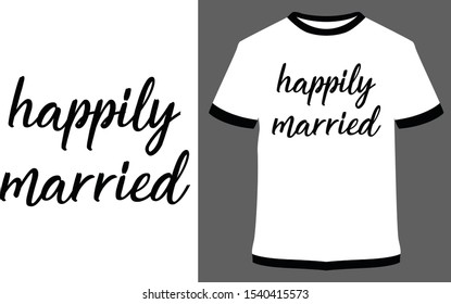 husband and wife t-shirt vector design illustration, it can use for label, logo, sign, sticker for printing for the family t-shirt.