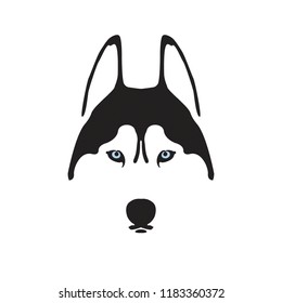 Husky logo illustration