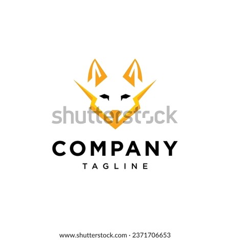HUsky storm logo icon vector template.eps