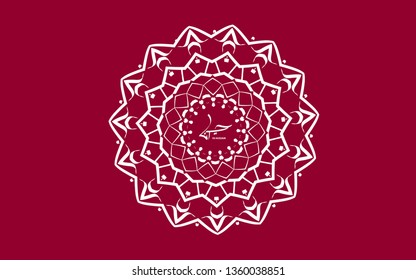 Hussain is written in arabic
