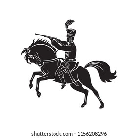 hussar on horseback