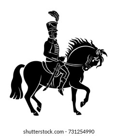 hussar on horseback