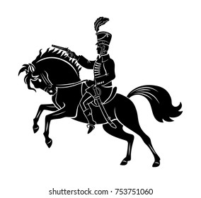 hussar on horseback