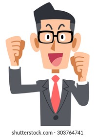 Hustle businessman