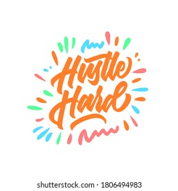 Arroja fuerte. diseño de afiches dibujado a mano. grabado vectorial.